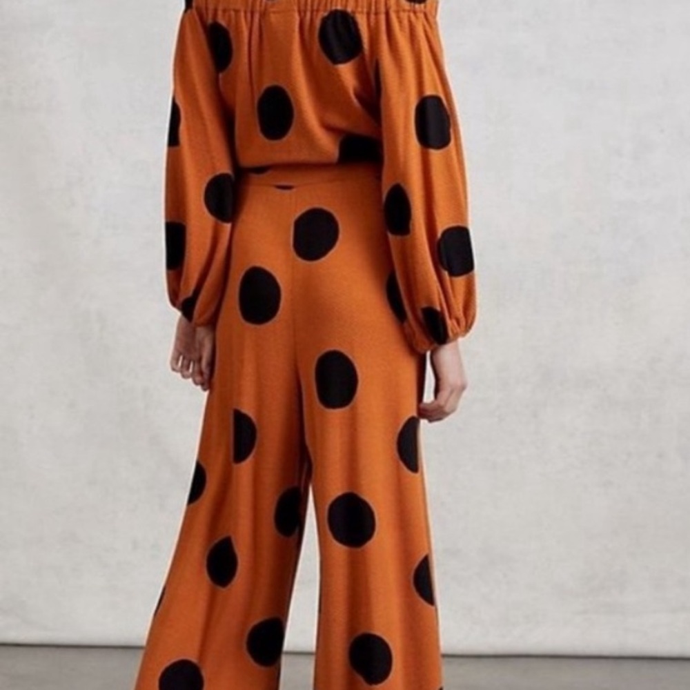 Farm Rio Polka Dot Off-Shoulder Jumpsuit new with tags - Picture 4 of 6